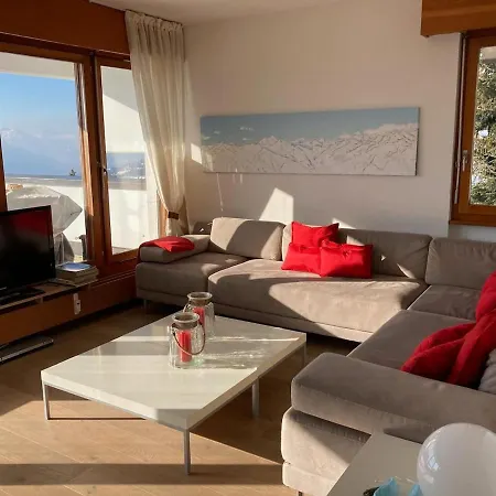 Breathtaking View With Big Balcony * Crans-Montana